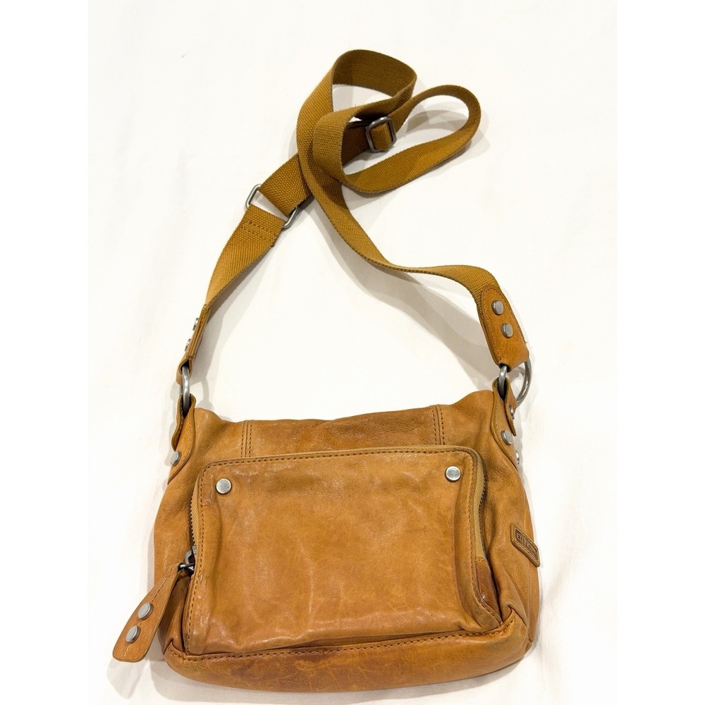 Ellington Eva Leather Crossbody Bag Tan Vintage Inspired Boho Y2K - Picture 5 of 11